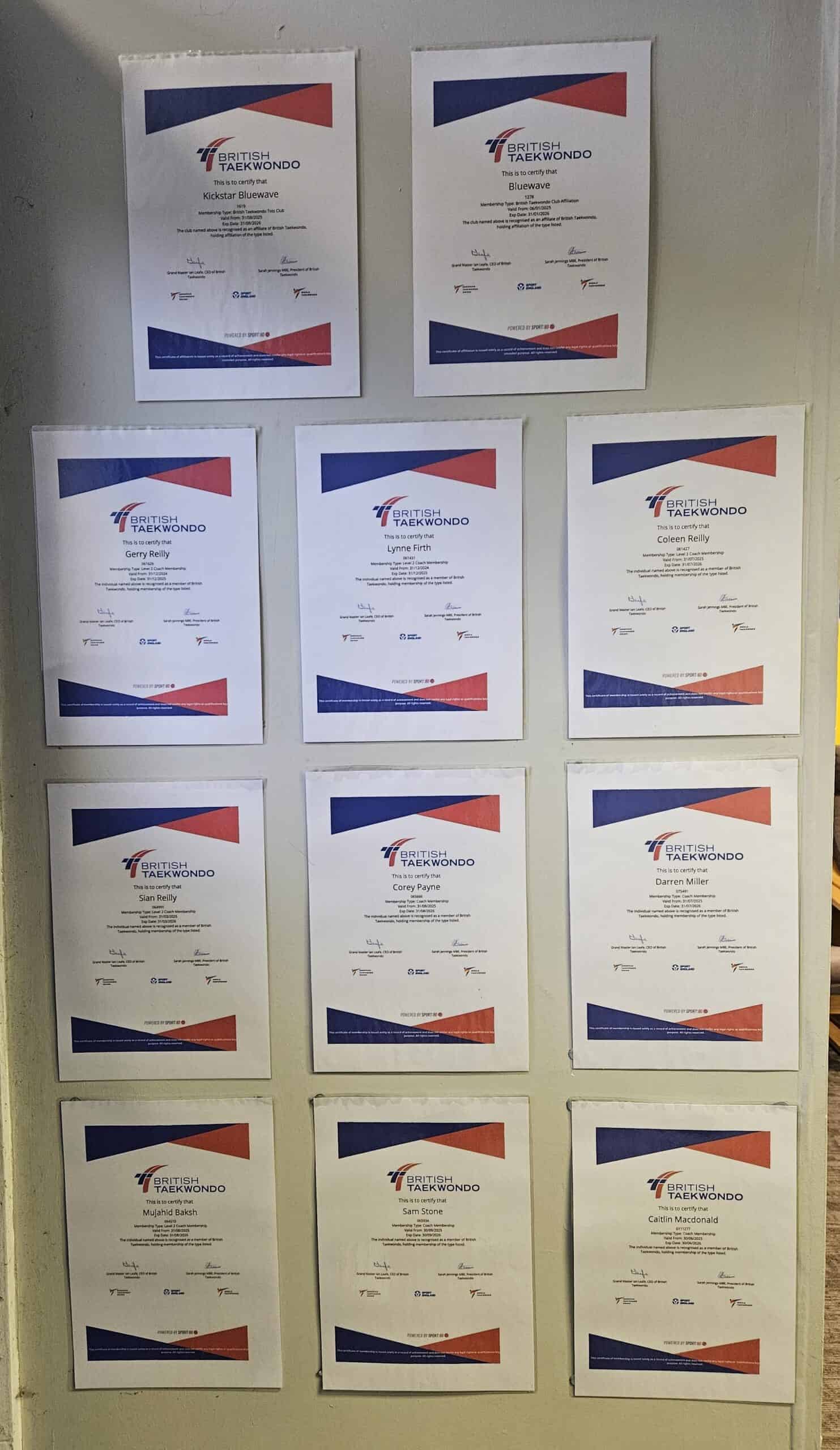 Qualified coaches